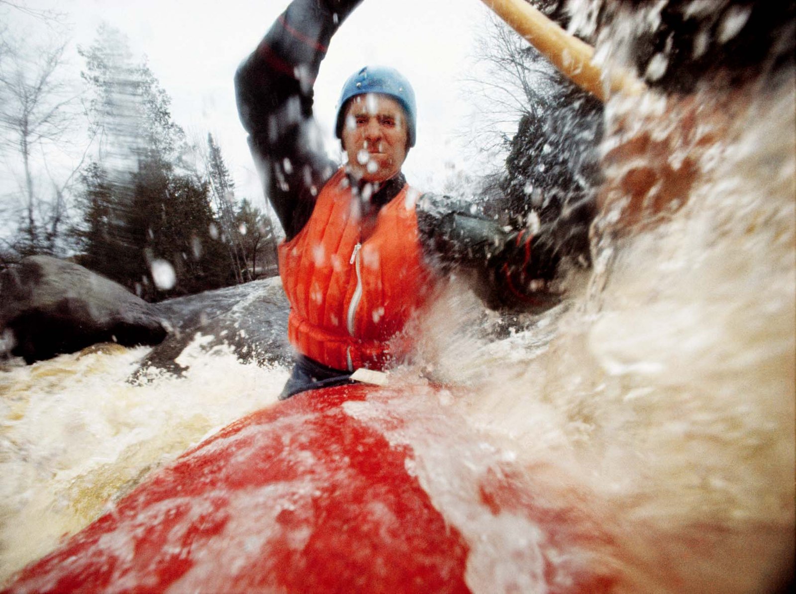 Kayaker in Rapids