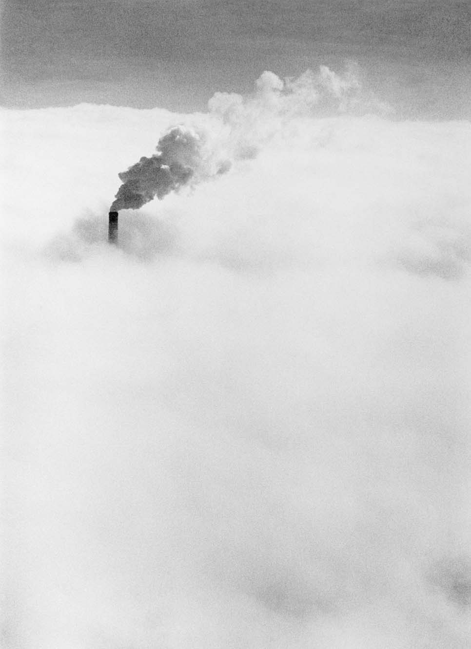 Smokestack in Clouds