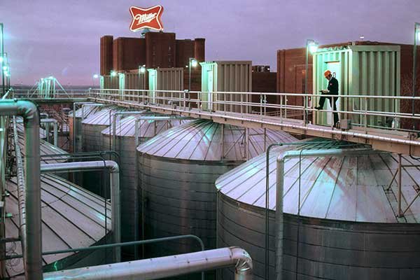 Miller Coors Firmentation Tanks