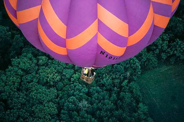 Purple Hot Air Balloon